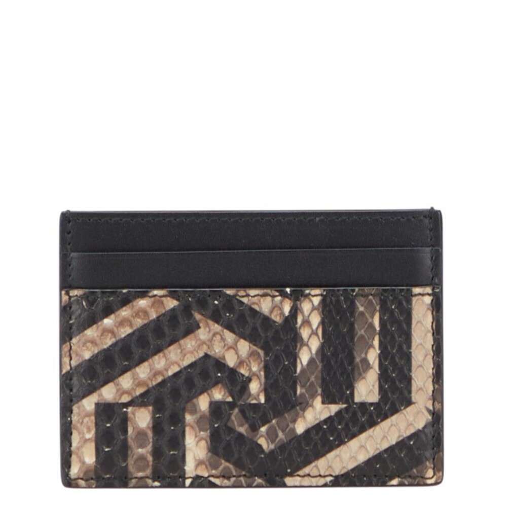 Gucci GG Kaleido Wallet Black Beige Leather